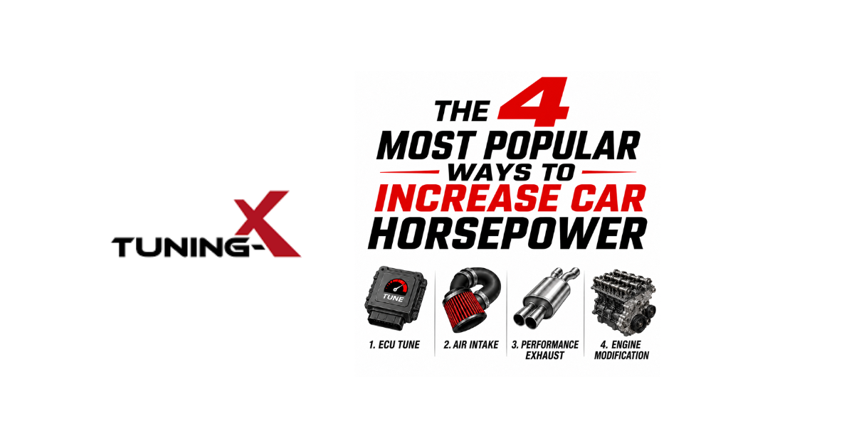 The 4 Most Popular Ways to Increase Car Horsepower
